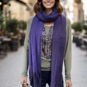 Blanket Scarf- Purple